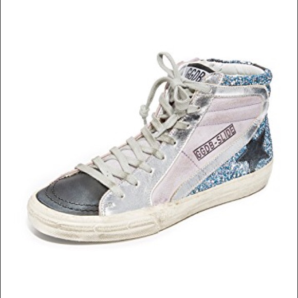 glitter golden goose high top
